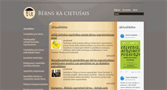 Desktop Screenshot of bernskacietusais.lv